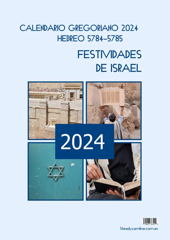 Calendario Hebreo Gregoriano 2024