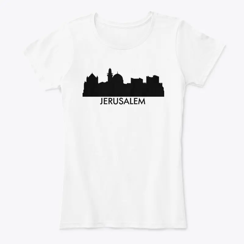 Camiseta con Skyline de Jerusalén