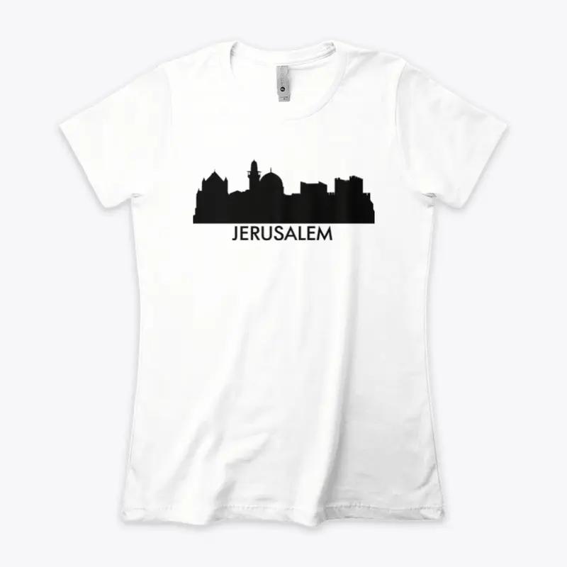 Camiseta con Skyline de Jerusalén