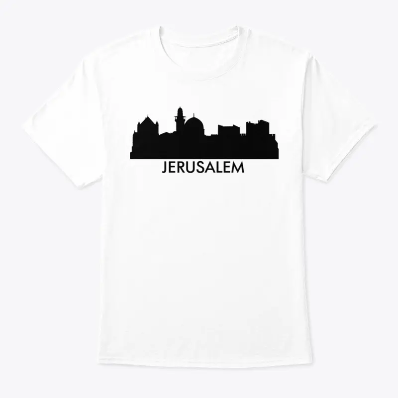 Camiseta con Skyline de Jerusalén