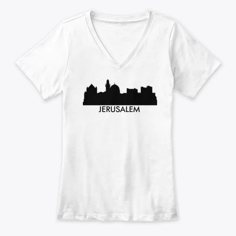 Camiseta con Skyline de Jerusalén