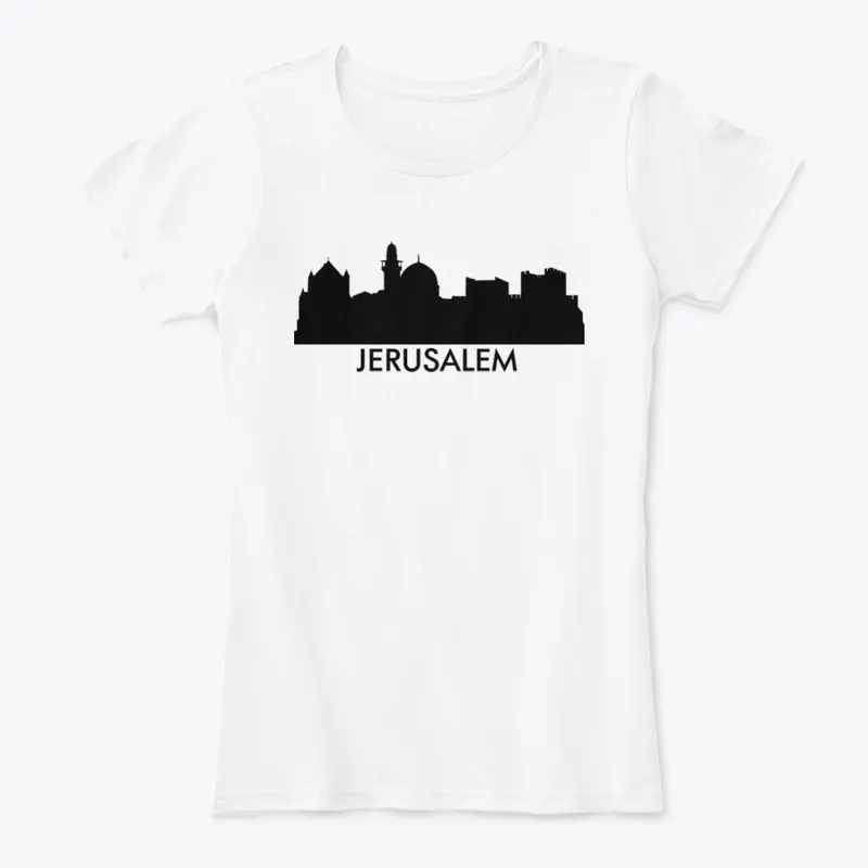 Camiseta con Skyline de Jerusalén