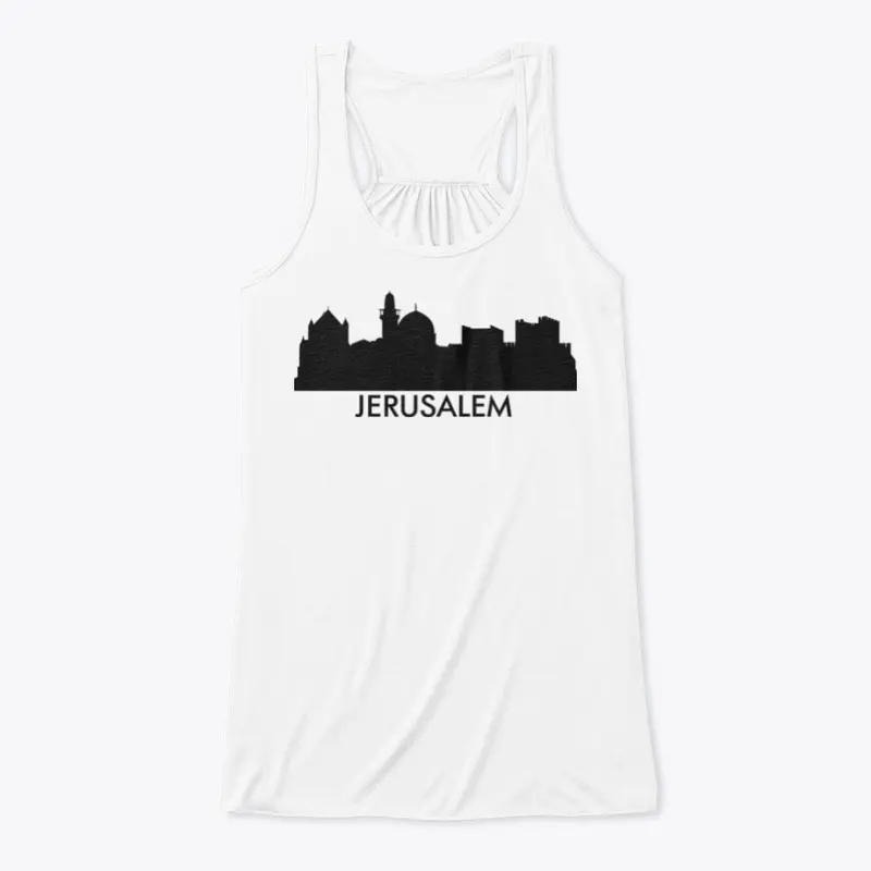 Camiseta con Skyline de Jerusalén