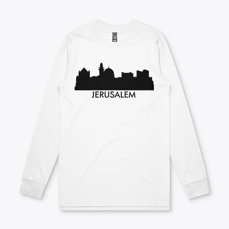 Camiseta con Skyline de Jerusalén