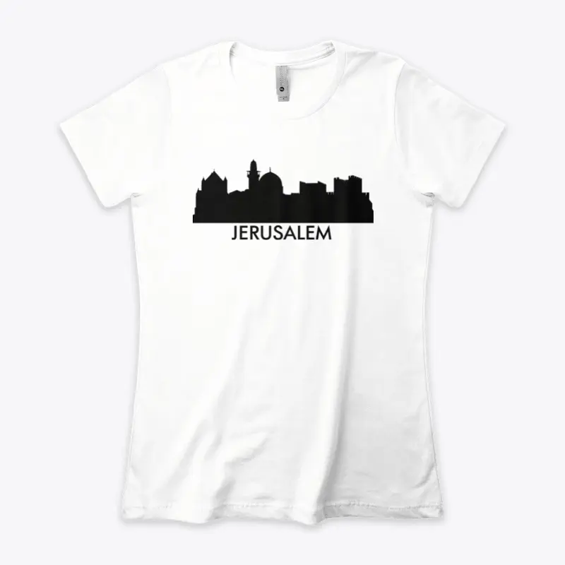 Camiseta con Skyline de Jerusalén