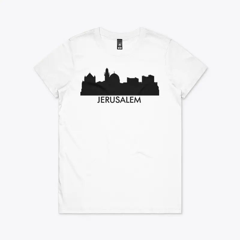 Camiseta con Skyline de Jerusalén